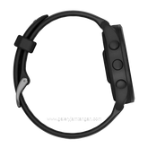 GARMIN FORERUNNER 165 BLACK SLATE Smartwatch Silicone Strap